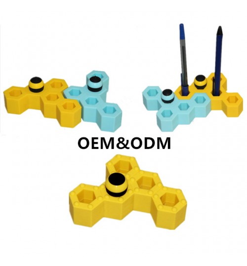 Custom Honeycomb Shape Pen Stand