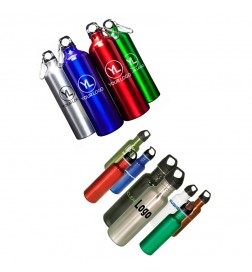 Aluminum Water Bottle W/ Carabiner